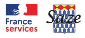 Logo France Services et Mairie de Saze